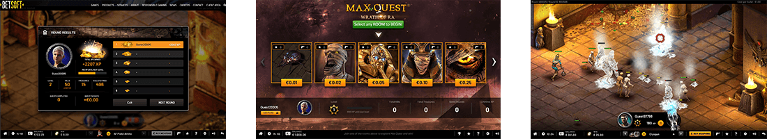 Probably the most intriguing game ever produced by Betsoft is “Max Quest: Wrath of Ra”