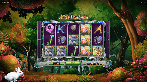 The BF Games slot “Alice in Wonderland” has a 5x3 reel layout