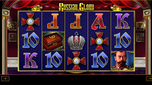 Cayetano Gaming's slot “Russian Glory” has a 5x3 reel layout and 10 fixed paylines