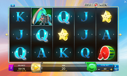 Fruit-O-Matic is a 5x3 fruit themed slot by Connective Games