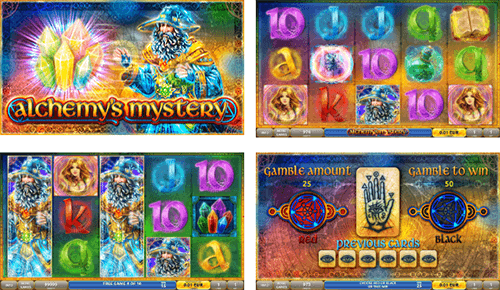 “Alchemy's Elements” is a DLV mysterious slot with 3x5 reel layout