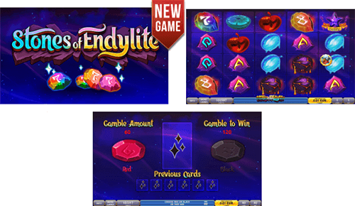 “Stones of Endylite” slot by DLV offers 40 pay lines