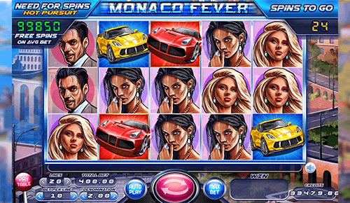 “Monaco Fever” is a Felix Gaming slot with 3x5 reel layout