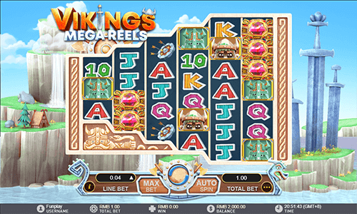Gameplay Interactive's “Vikings Mega Reels” slot provides 250 pay lines