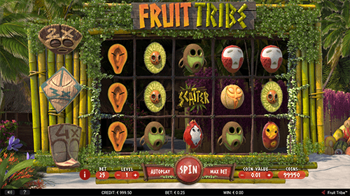 “Fruit Tribe” is a slot game by Gamshy with 243 winning combinations