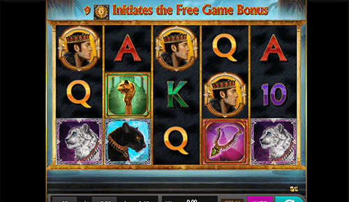 The “Cat Prince” slot by High 5 Games offers 40 pay lines and a reel layout of 3x5