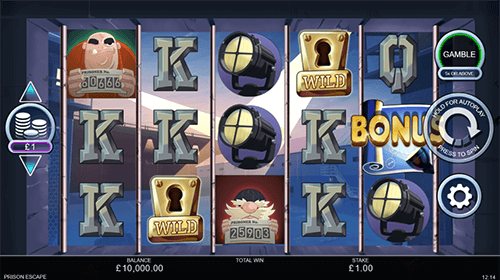 The Inspired slot “Prison Escape” has a 3x5 reel layout and an RTP of 95.9%
