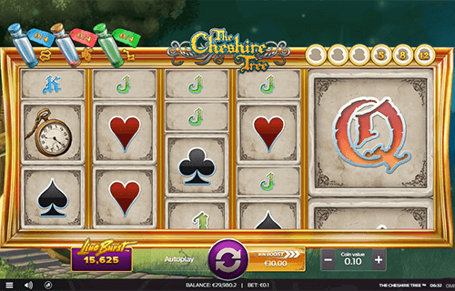 The Omi Gaming's slot “The Cheshire Tree” offers up to 12 rows