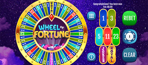 The “Wheel of Fortune” game by OneTouch has an average RTP of 92.39%