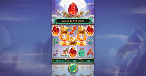 “Phoenix Rises” is a PG Soft 3D video slot with a 5x3 reel layout