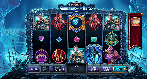 The “Kingdoms Rise: Guardians of the Abyss” slot by Playtech