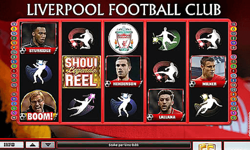 Liverpool Football Club is a 3x5 reel layout slot by Realistic Games