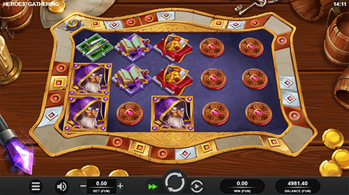 “Heroes Gathering” is a Relax Gaming slot game with 20 paylines
