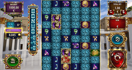 The “Solomon: The King” slot by Red Rake Gaming has a reel layout of 10x6 symbol positions