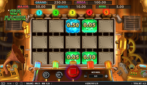 “Gem Machine” is a slot by SG Digital with an RTP of 97% and many features