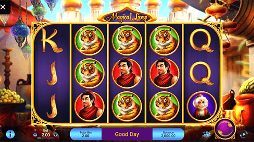 The “Magical Lamp” slot by Spadegaming has a 3x5 reel layout and many bonus features