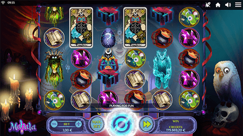 The slot game “Mahala” by Spinmatic has a 5x6 reel layout