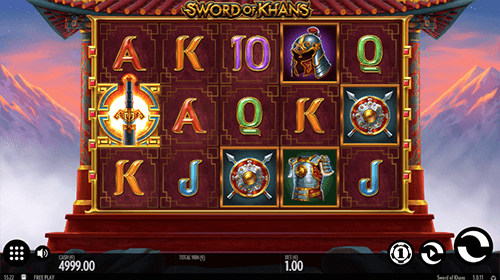 “Sword of Khans” is a Mongolian-styled Thunderkick slot with 10 pay lines