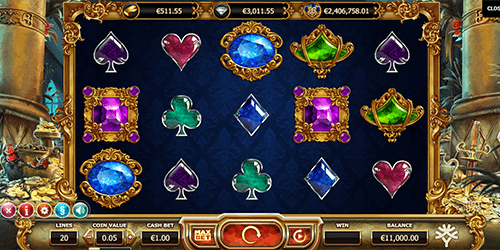 “Empire Fortune” Yggdrasil slot game provides 20 paylines and three jackpots