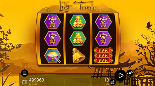 “The Lost Temple” is a 3x3 Zeusplay slot with 27 fixed paylines